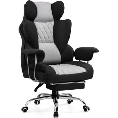 Chaise de Bureau GTPLAYER - Ergonomique, Support lombaire réglable, Tissu respirant - Publicité Chaise de Bureau GTPLAYER - Ergonomique, Support lombaire réglable, Tissu respirant - Publicité