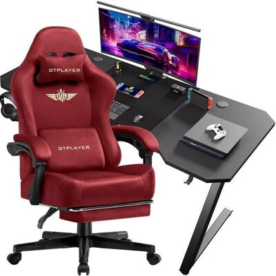 Chaise et Bureau Gaming GTplayer en Z - Bonne Qualité Prix - Publicité Chaise et Bureau Gaming GTplayer en Z - Bonne Qualité Prix - Publicité