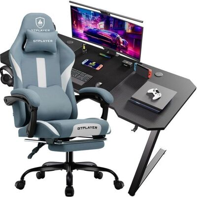 Chaise Gaming GTplayer Forme Z Compatible - Publicité Chaise Gaming GTplayer Forme Z Compatible - Publicité