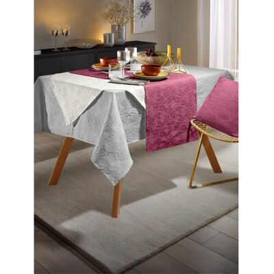 Steingraue Tischdecke - 90x90 cm - Eckig - Waschbar bei 40°C Steingraue Tischdecke - 90x90 cm - Eckig - Waschbar bei 40°C