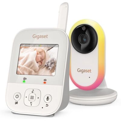 Gigaset Baby 300 Video Babyfoon - FHSS beveiligd, 2,8" LCD - Wit Gigaset Baby 300 Video Babyfoon - FHSS beveiligd, 2,8" LCD - Wit