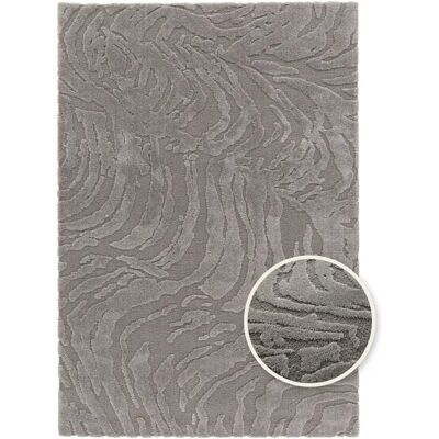 Tchibo Cosmo Waves Teppich - Grau Tchibo Cosmo Waves Teppich - Grau
