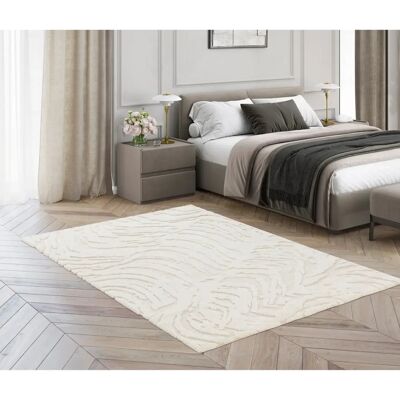 Tchibo - Teppich Cosmo Waves - creme - Teppich Tchibo - Teppich Cosmo Waves - creme - Teppich
