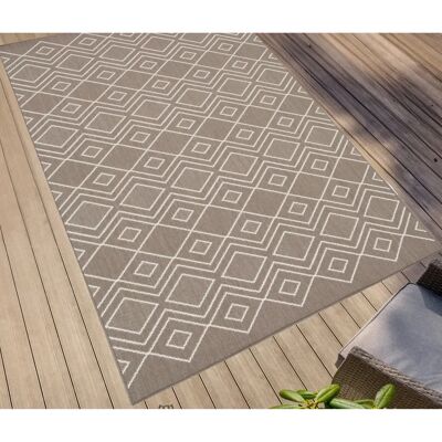 Tchibo - Diamond Rhythm - Braun - 280 x 400 cm - Outdoor-Teppich Tchibo - Diamond Rhythm - Braun - 280 x 400 cm - Outdoor-Teppich