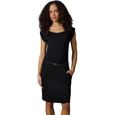 RAGWEAR Tagg Schwarzes Casual Sommerkleid - Kleid RAGWEAR Tagg Schwarzes Casual Sommerkleid - Kleid