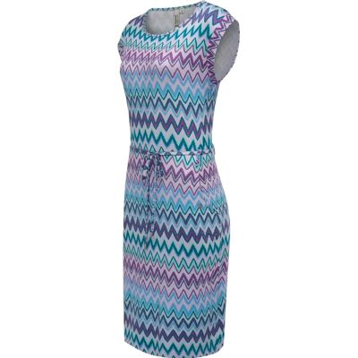 RAGWEAR Lavendel Taggien Print Kleid - Kleid RAGWEAR Lavendel Taggien Print Kleid - Kleid