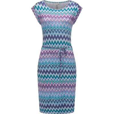 RAGWEAR Lavendel Taggien Print Kleid - Kleid RAGWEAR Lavendel Taggien Print Kleid - Kleid