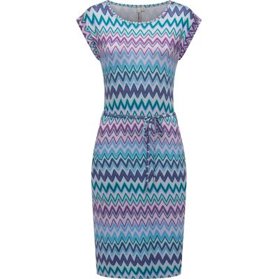 RAGWEAR Taggien Print Lavendel Kleid - Kleid RAGWEAR Taggien Print Lavendel Kleid - Kleid
