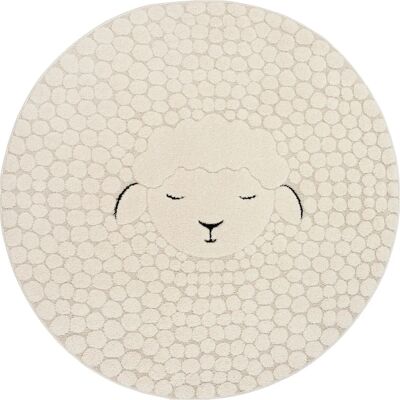MERINOS - Eclipse Kids - Creme - Diameter 120cm - Rug MERINOS - Eclipse Kids - Creme - Diameter 120cm - Rug