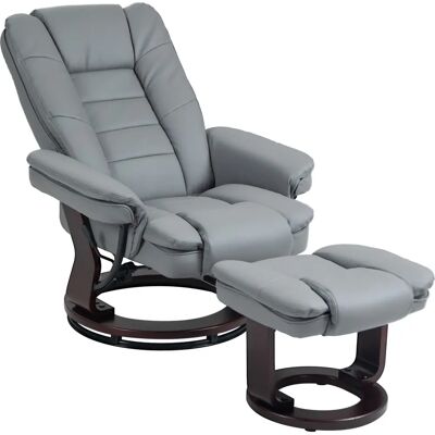 HOMCOM - Relaxsessel - Grau - 130 kg - Recliner chair HOMCOM - Relaxsessel - Grau - 130 kg - Recliner chair