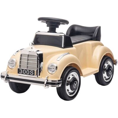 AIYAPLAY - Mercedes-Benz 300S - Beige - Rutschauto AIYAPLAY - Mercedes-Benz 300S - Beige - Rutschauto