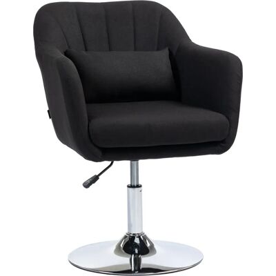 Sillón giratorio ajustable HOMCOM - Respaldo en U - Sala Sillón giratorio ajustable HOMCOM - Respaldo en U - Sala