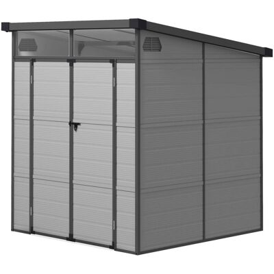 Outsunny Kunststoff-Gerätehaus 190x191x215cm - 3.24 m³ - Storage shed Outsunny Kunststoff-Gerätehaus 190x191x215cm - 3.24 m³ - Storage shed