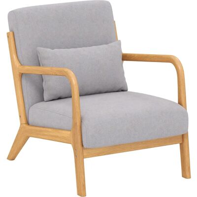 HOMCOM - Relaxsessel - Grau - Samtoptik - Sessel HOMCOM - Relaxsessel - Grau - Samtoptik - Sessel