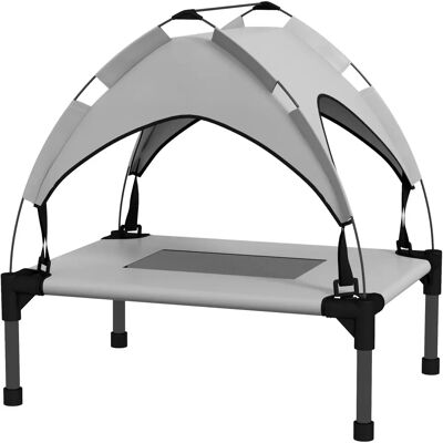 PawHut - Elevated Canopy Bed - Dog bed with canopy PawHut - Elevated Canopy Bed - Dog bed with canopy