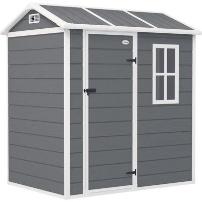 Outsunny - Kunststoffgerätehaus 2,1m² - Garden Shed Outsunny - Kunststoffgerätehaus 2,1m² - Garden Shed
