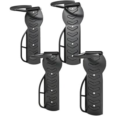 SPORTNOW 4er Set Verticaler Fahrrad-Wandhalterung - 30 kg pro Haltearm - Bike Wall Mount SPORTNOW 4er Set Verticaler Fahrrad-Wandhalterung - 30 kg pro Haltearm - Bike Wall Mount