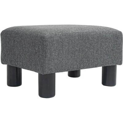 HOMCOM - Sitzhocker - Dunkelgrau - Leinenoptik - Footstool HOMCOM - Sitzhocker - Dunkelgrau - Leinenoptik - Footstool