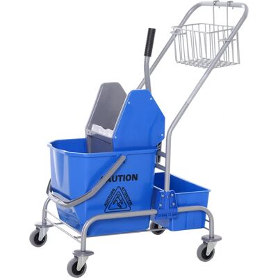 HOMCOM 25L Reinigungswagen mit Rädern HOMCOM 25L Reinigungswagen mit Rädern