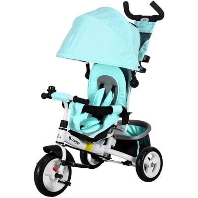 HOMCOM 6-in-1 Dreirad mit Schubstange, Kinderdreirad mit abnehmbarem Sonnendach - Dreirad HOMCOM 6-in-1 Dreirad mit Schubstange, Kinderdreirad mit abnehmbarem Sonnendach - Dreirad
