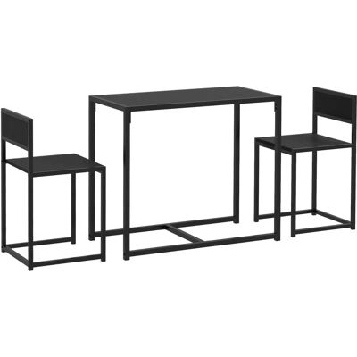 HOMCOM - 3-tlg. Essgruppe - Set tavolo da cucina - 2 sedie - Dining set HOMCOM - 3-tlg. Essgruppe - Set tavolo da cucina - 2 sedie - Dining set
