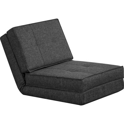 HOMCOM Bodensofa Schlafsessel - Dunkelgrau - 61 x 73 x 58 cm - Floor Sofa HOMCOM Bodensofa Schlafsessel - Dunkelgrau - 61 x 73 x 58 cm - Floor Sofa