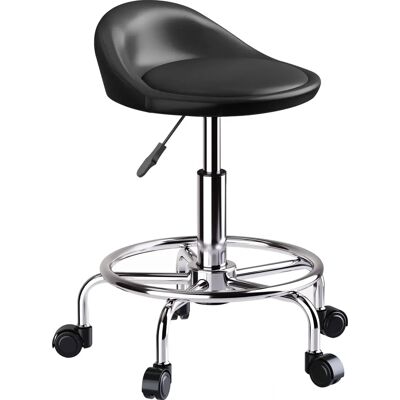 HOMCOM - Rollhocker - 59-75 cm - 360° Drehstuhl - Office stool HOMCOM - Rollhocker - 59-75 cm - 360° Drehstuhl - Office stool