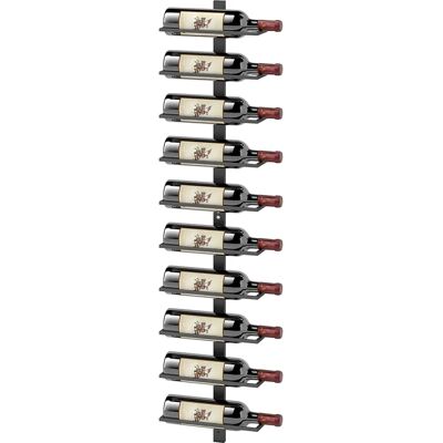 HOMCOM 10-bottle wall-mounted wine rack - Viinipulloteline seinälle HOMCOM 10-bottle wall-mounted wine rack - Viinipulloteline seinälle
