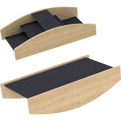 PawHut - 2-in-1 Dog Ramp - Tappeto antiscivolo - Rampe per cani PawHut - 2-in-1 Dog Ramp - Tappeto antiscivolo - Rampe per cani