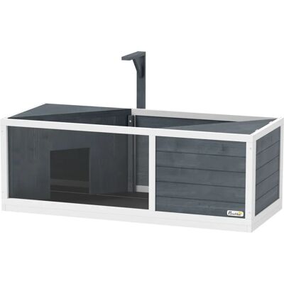 Casa per tartarughe PawHut con parte superiore apribile - 120x50x40cm - Habitat di tartaruga Casa per tartarughe PawHut con parte superiore apribile - 120x50x40cm - Habitat di tartaruga