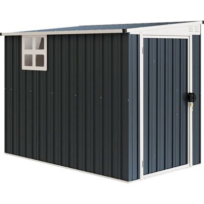 Outsunny - Metall Gerätehaus 2,7m² - Puutarhavaja Outsunny - Metall Gerätehaus 2,7m² - Puutarhavaja