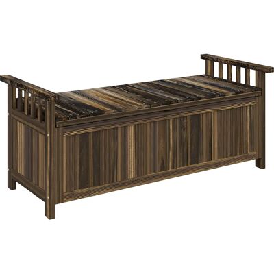 Outsunny - 2-Sitzer Gartenbank Holz - 186L Stauraum - garden bench Outsunny - 2-Sitzer Gartenbank Holz - 186L Stauraum - garden bench