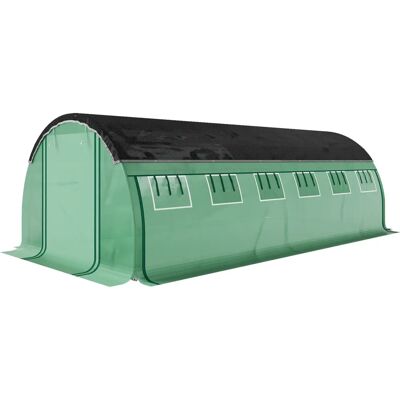 Serra da giardino Outsunny - 6 x 3 x 2 m, Resistente ai raggi UV, Struttura in acciaio Serra da giardino Outsunny - 6 x 3 x 2 m, Resistente ai raggi UV, Struttura in acciaio