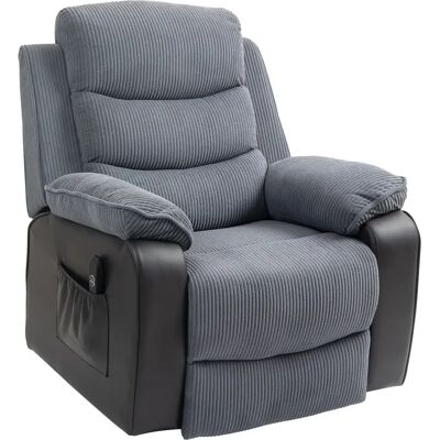 HOMCOM - Kordoptik - Fußstütze - Elektrischer Relaxsessel HOMCOM - Kordoptik - Fußstütze - Elektrischer Relaxsessel