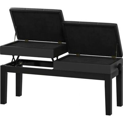 HOMCOM - KB-Adjust - Musta - Säädettävä korkeus 48-58 cm - Pianotuoli HOMCOM - KB-Adjust - Musta - Säädettävä korkeus 48-58 cm - Pianotuoli