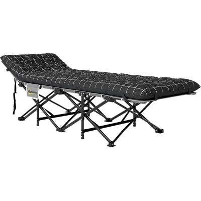 Outsunny - Campingbett - 190 x 67 cm - 9 cm Matratze - Camping cot Outsunny - Campingbett - 190 x 67 cm - 9 cm Matratze - Camping cot