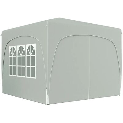 Outsunny 3x3m Pavillon - Pop-up Gartenzelt mit Seitenteilen Outsunny 3x3m Pavillon - Pop-up Gartenzelt mit Seitenteilen