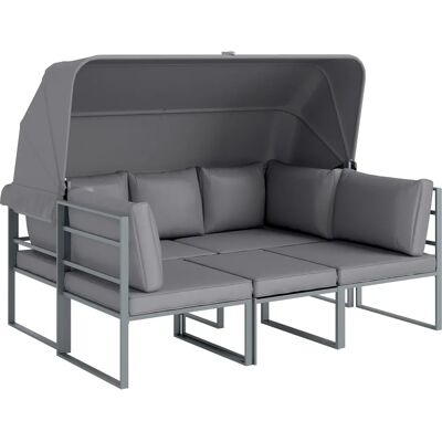 Outsunny - 4-Pezzi - 5posti - Set giardino Outsunny - 4-Pezzi - 5posti - Set giardino
