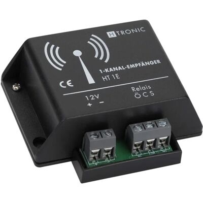Ricevitore wireless H-Tronic HT1E - Sicuro 1 Canale 868,35 MHz Ricevitore wireless H-Tronic HT1E - Sicuro 1 Canale 868,35 MHz