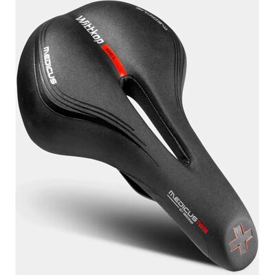 Wittkop Medicus Twin 1.0 Selle de Vélo - Noir - Selle de Vélo - Publicité Wittkop Medicus Twin 1.0 Selle de Vélo - Noir - Selle de Vélo - Publicité