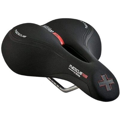 Selle en gel Wittkop Twin Medicus 2.0 - Confort pour femmes et hommes - Trekking & VTT - Publicité Selle en gel Wittkop Twin Medicus 2.0 - Confort pour femmes et hommes - Trekking & VTT - Publicité