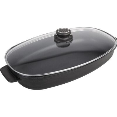 GASTROLUX - Casserole ovale induction - 46x26 cm - Noir - Casserole - Publicité GASTROLUX - Casserole ovale induction - 46x26 cm - Noir - Casserole - Publicité