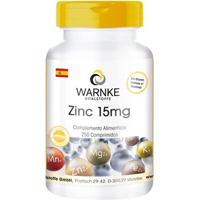 Warnke Zink 15 mg - Nahrungsergänzung Warnke Zink 15 mg - Nahrungsergänzung