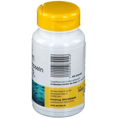 Warnke Olio di Pesce Omega-3 500mg - Integratori Warnke Olio di Pesce Omega-3 500mg - Integratori