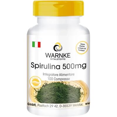 Warnke Vitalstoffe GmbH Spirulina 500 - Integratori Warnke Vitalstoffe GmbH Spirulina 500 - Integratori