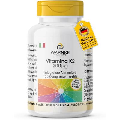 Warnke Vitamin K2 200 μg Tabletten - Vitamine und Nahrungsergänzungsmittel Warnke Vitamin K2 200 μg Tabletten - Vitamine und Nahrungsergänzungsmittel