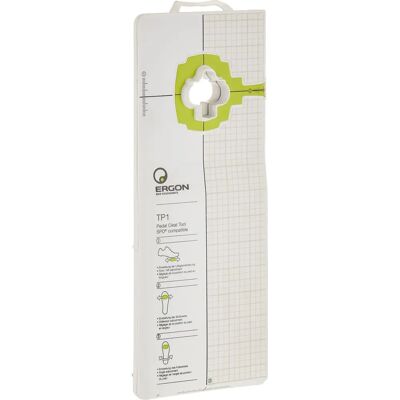 Strumento per calotte pedali Ergon TP1 - Bianco, Grigio - Per pedali SPD Strumento per calotte pedali Ergon TP1 - Bianco, Grigio - Per pedali SPD