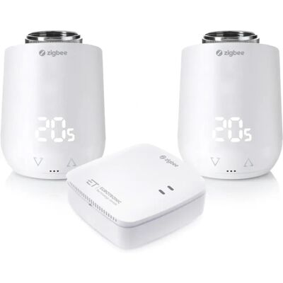 Eurotronic 700241 Comet Zigbee Starterset 3+ Gateway Heizkörperthermostat-Set - Thermostat Eurotronic 700241 Comet Zigbee Starterset 3+ Gateway Heizkörperthermostat-Set - Thermostat