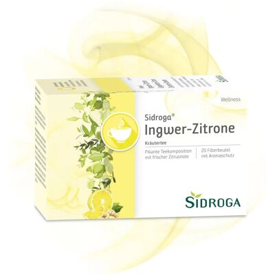 Sidroga Wellness Ingwer-Zitrone Tee Filterbeutel - Wellness Teesorte Sidroga Wellness Ingwer-Zitrone Tee Filterbeutel - Wellness Teesorte