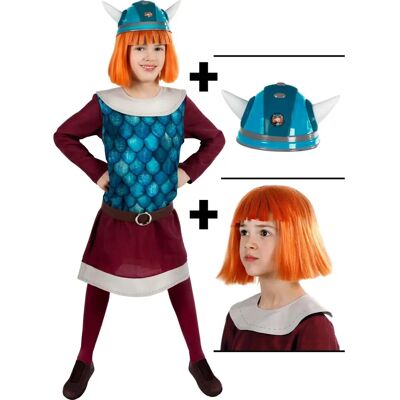 MASKWORLD - Wickie - Flieder Tunika - Wig Helm - Kostüm MASKWORLD - Wickie - Flieder Tunika - Wig Helm - Kostüm
